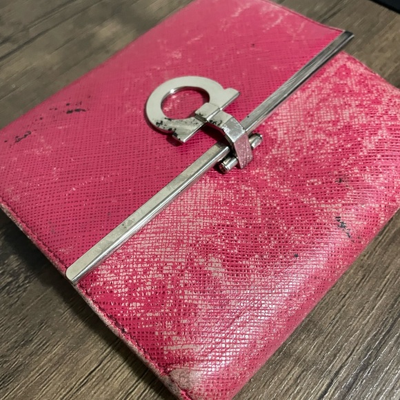 Salvatore Ferragamo Red Wallet/Rehab Project